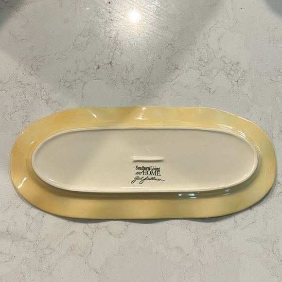 Southern Living at Home Gail Pittman Siena Tidbits Serving Platter 15” Ruffled - Picture 3 of 4